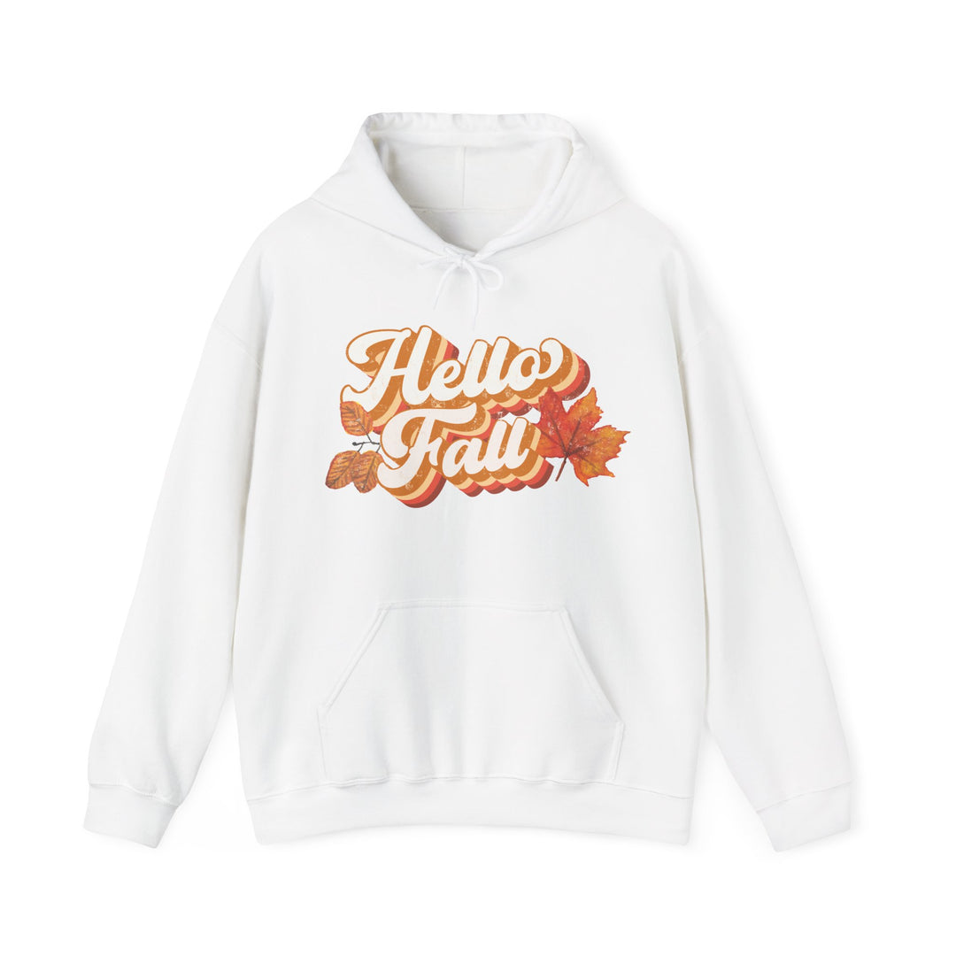 Retro Hello Fall - Unisex Heavy Blend™ Hooded Sweatshirt