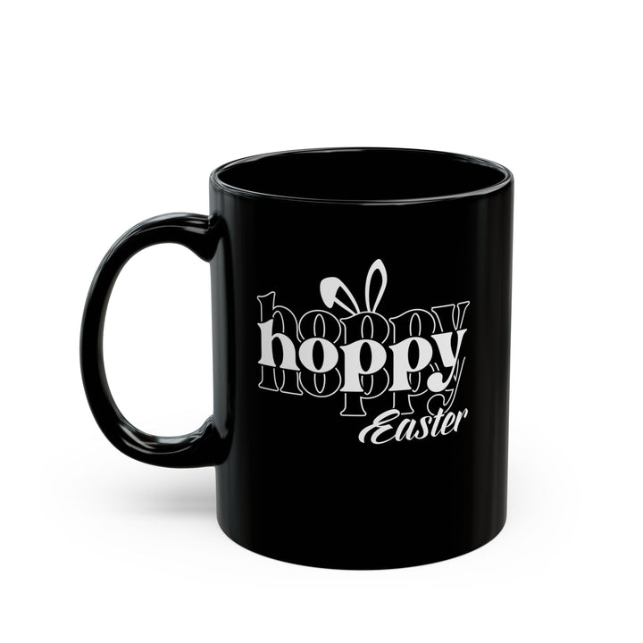 Hoppy Easter - Black Mug (11oz, 15oz)