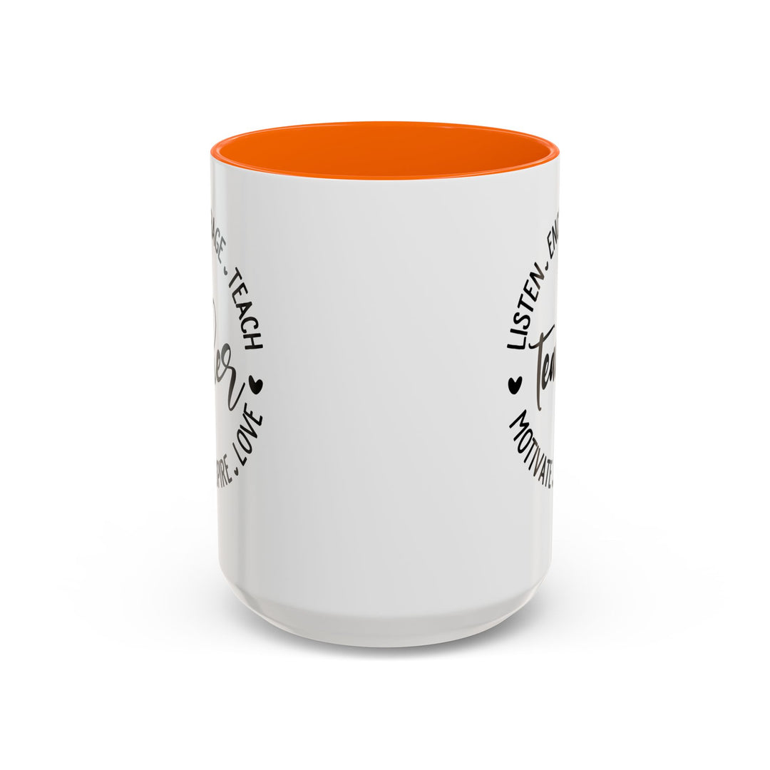 Teacher - Accent Coffee Mug (11, 15oz)
