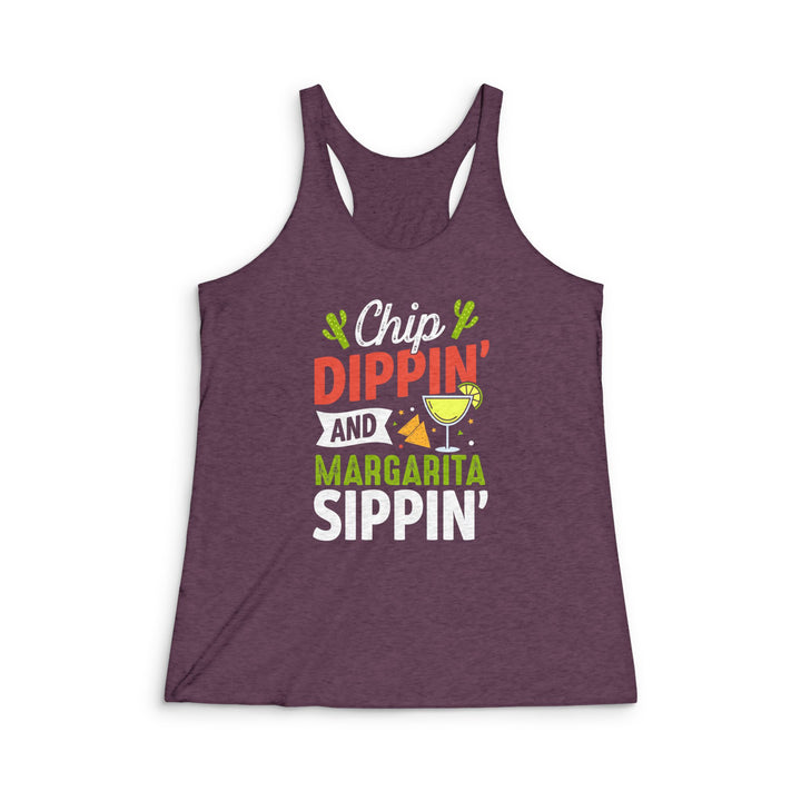 Chip Dippin - Women's Tri-Blend Racerback Tank