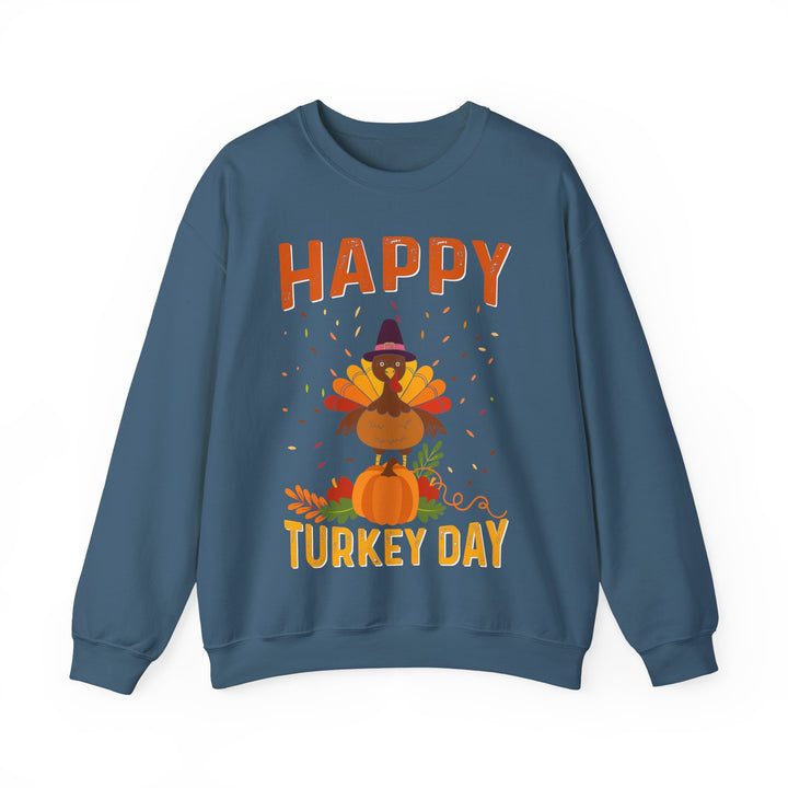 Happy Turkey Day - Unisex Heavy Blend™ Crewneck Sweatshirt