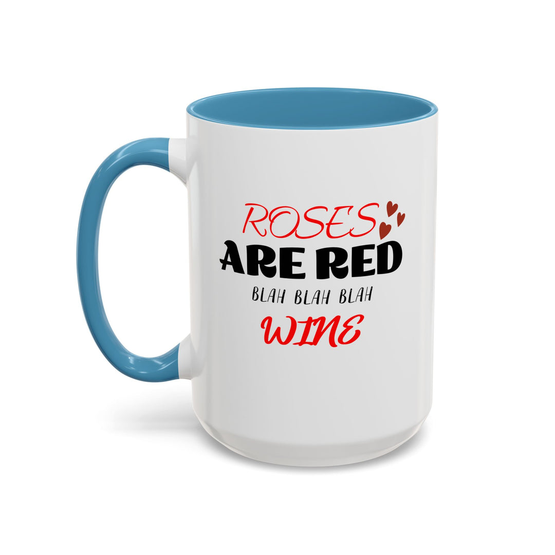 Blah Blah Blah Wine - Accent Coffee Mug (11, 15oz)