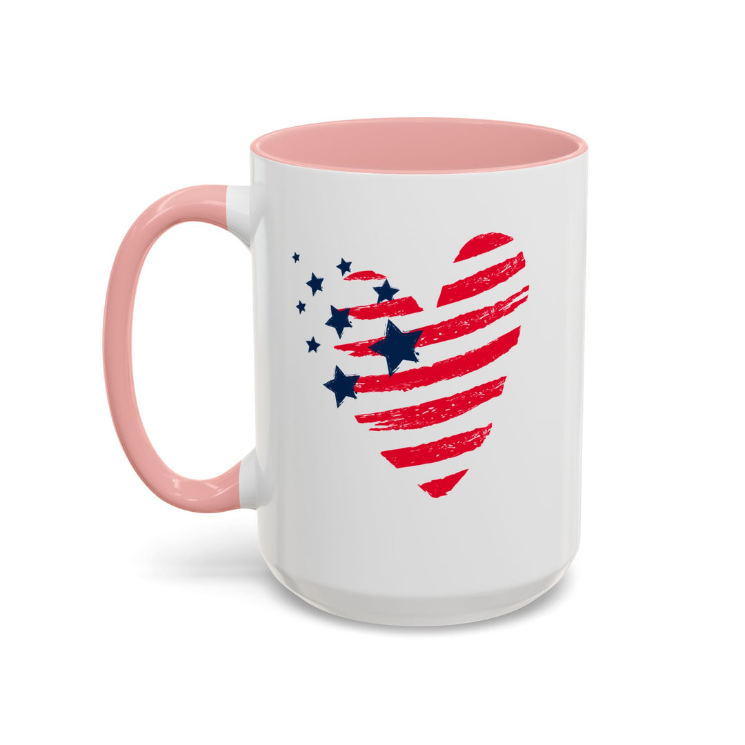 American Heart - Accent Coffee Mug (11, 15oz)