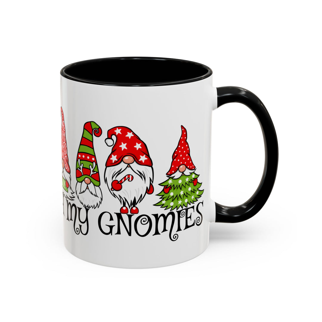 Christmas With My Gnomies - Accent Coffee Mug (11, 15oz)