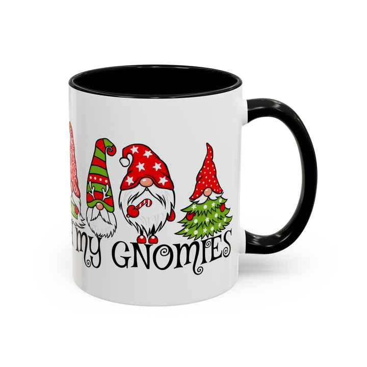 Christmas With My Gnomies - Accent Coffee Mug (11, 15oz)