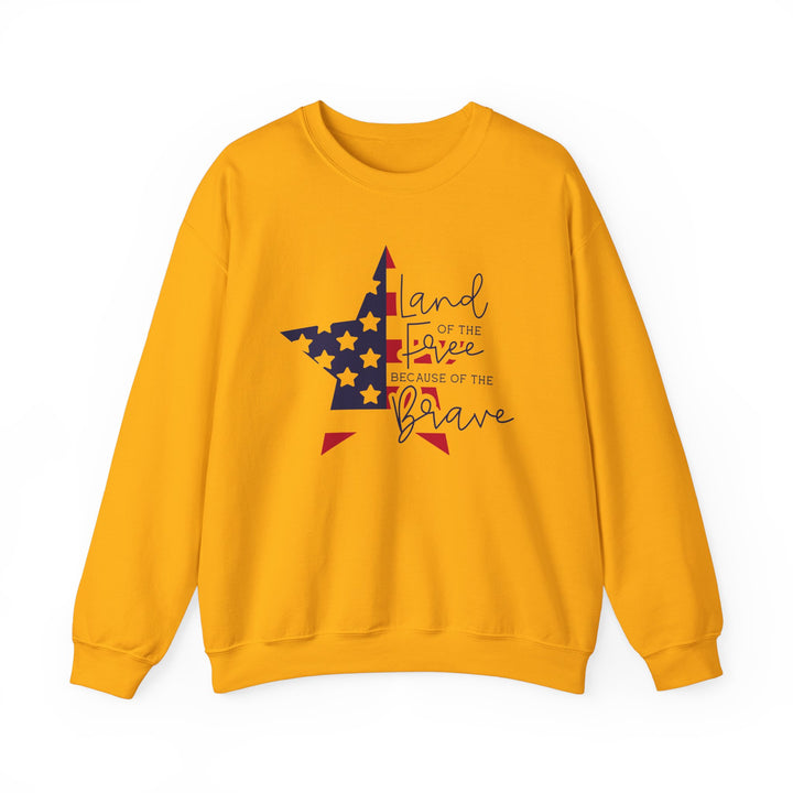 Land Of The Free - Unisex Heavy Blend™ Crewneck Sweatshirt