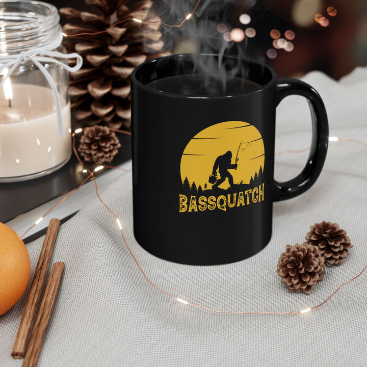 Bassquatch - Black Mug (11oz, 15oz)