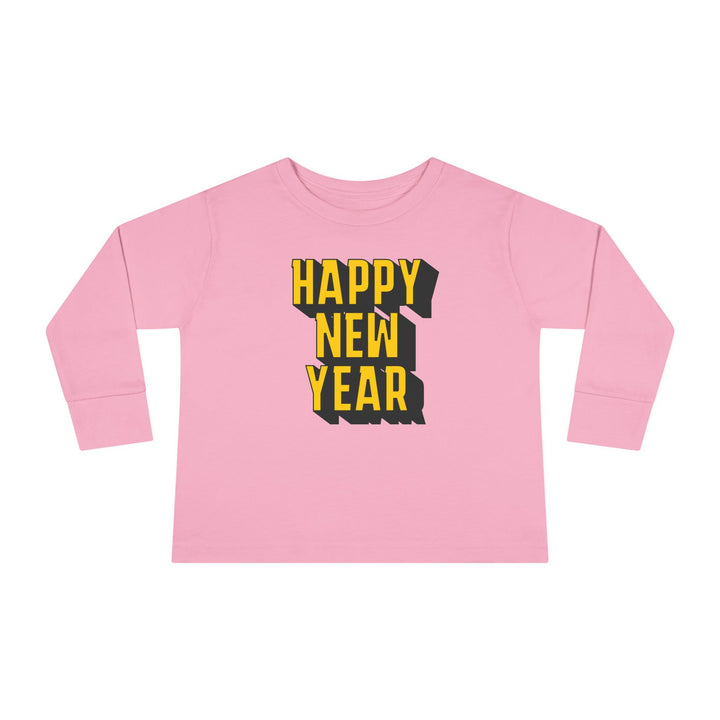 Block Happy New Year - Toddler Long Sleeve Tee