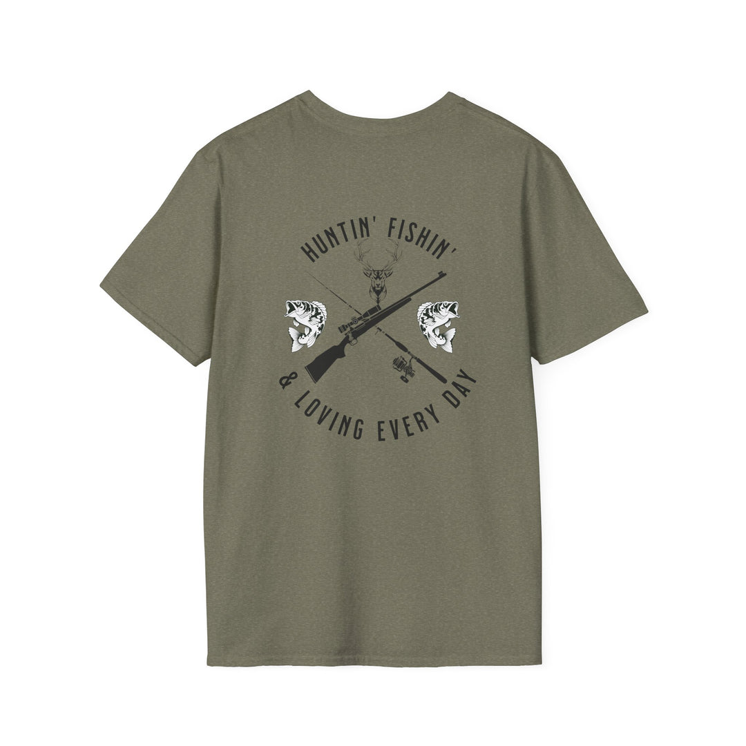 Huntin' Fishin'- Unisex Softstyle T-Shirt