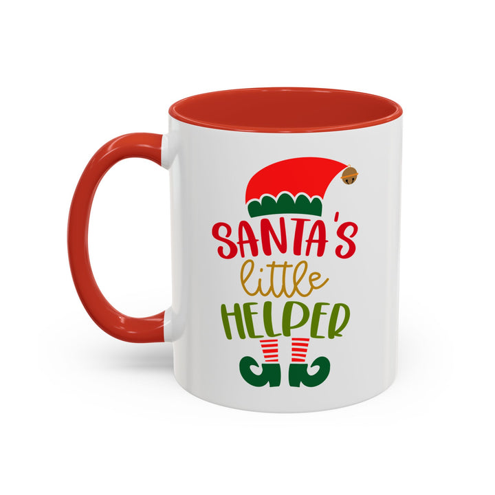 Santa's Little Helper - Accent Coffee Mug (11, 15oz)