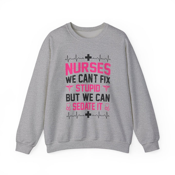 Can't Fix Stupid - Unisex Heavy Blend™ Crewneck Sweatshirt