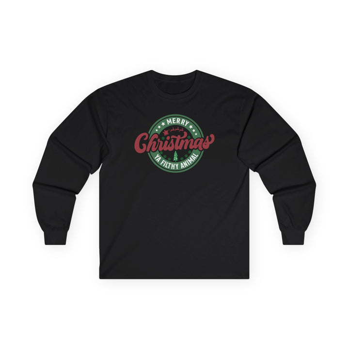 Merry Christmas Ya Filthy Animal - Unisex Ultra Cotton Long Sleeve Tee