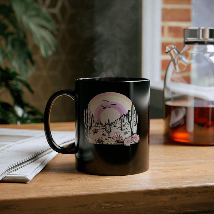 Desert Rainbow - Black Mug (11oz, 15oz)