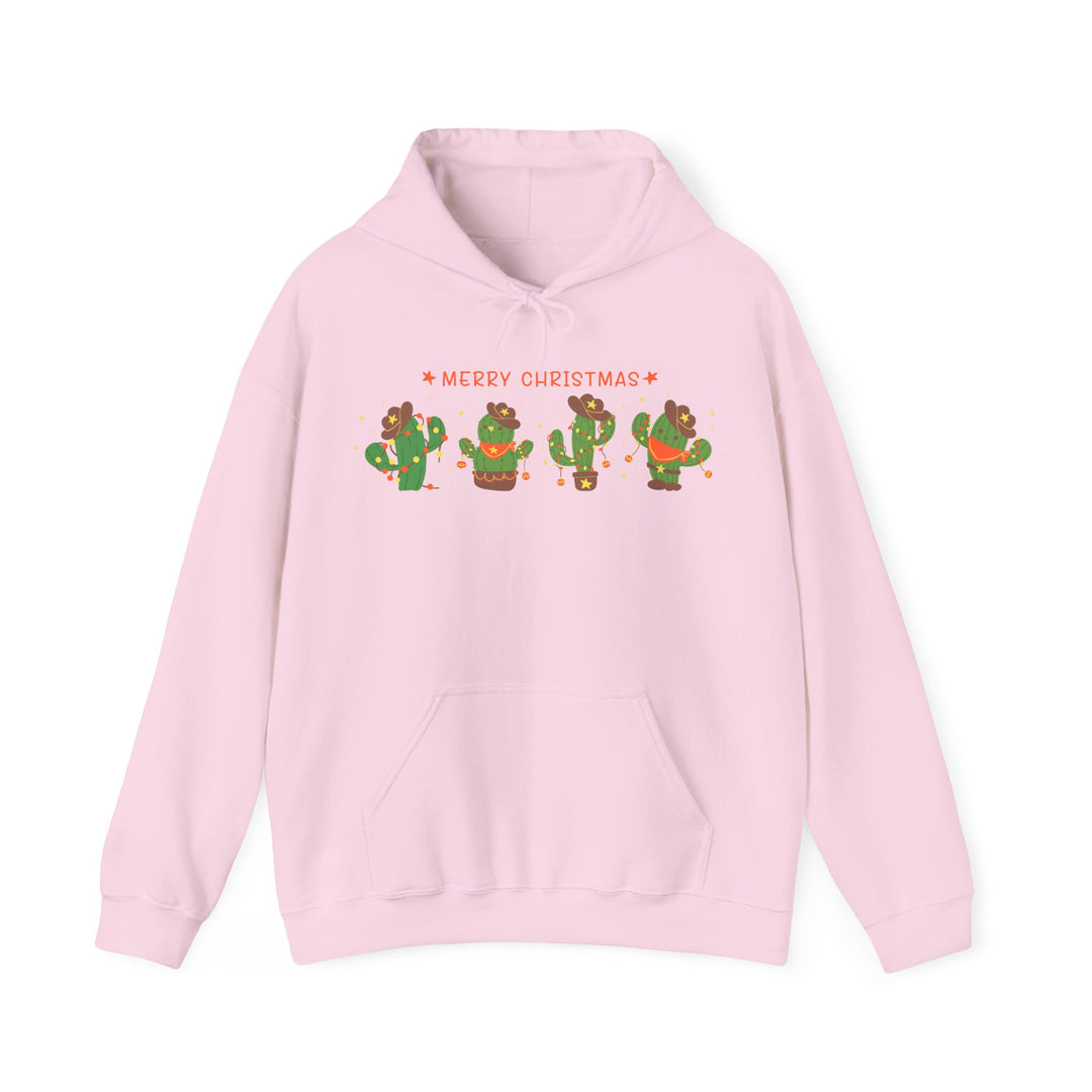 Merry Christmas Cactus - Unisex Heavy Blend™ Hooded Sweatshirt