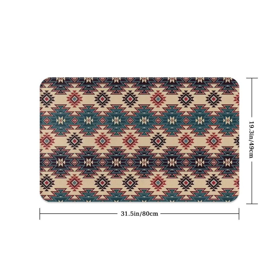 Tribal Indian Tan - Pet Food Mat