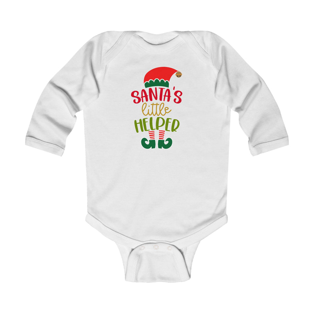 Santa's Little Helper - Infant Long Sleeve Bodysuit
