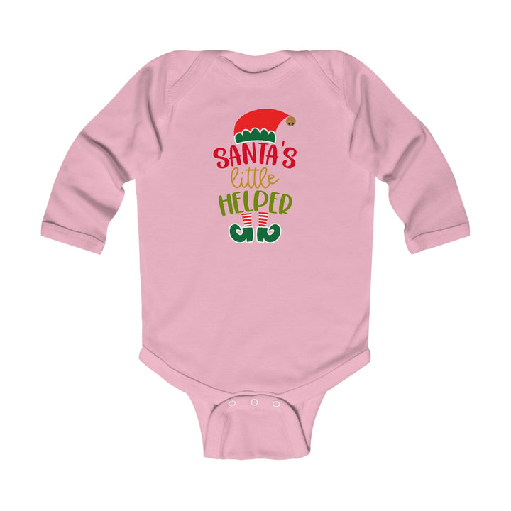 Santa's Little Helper - Infant Long Sleeve Bodysuit