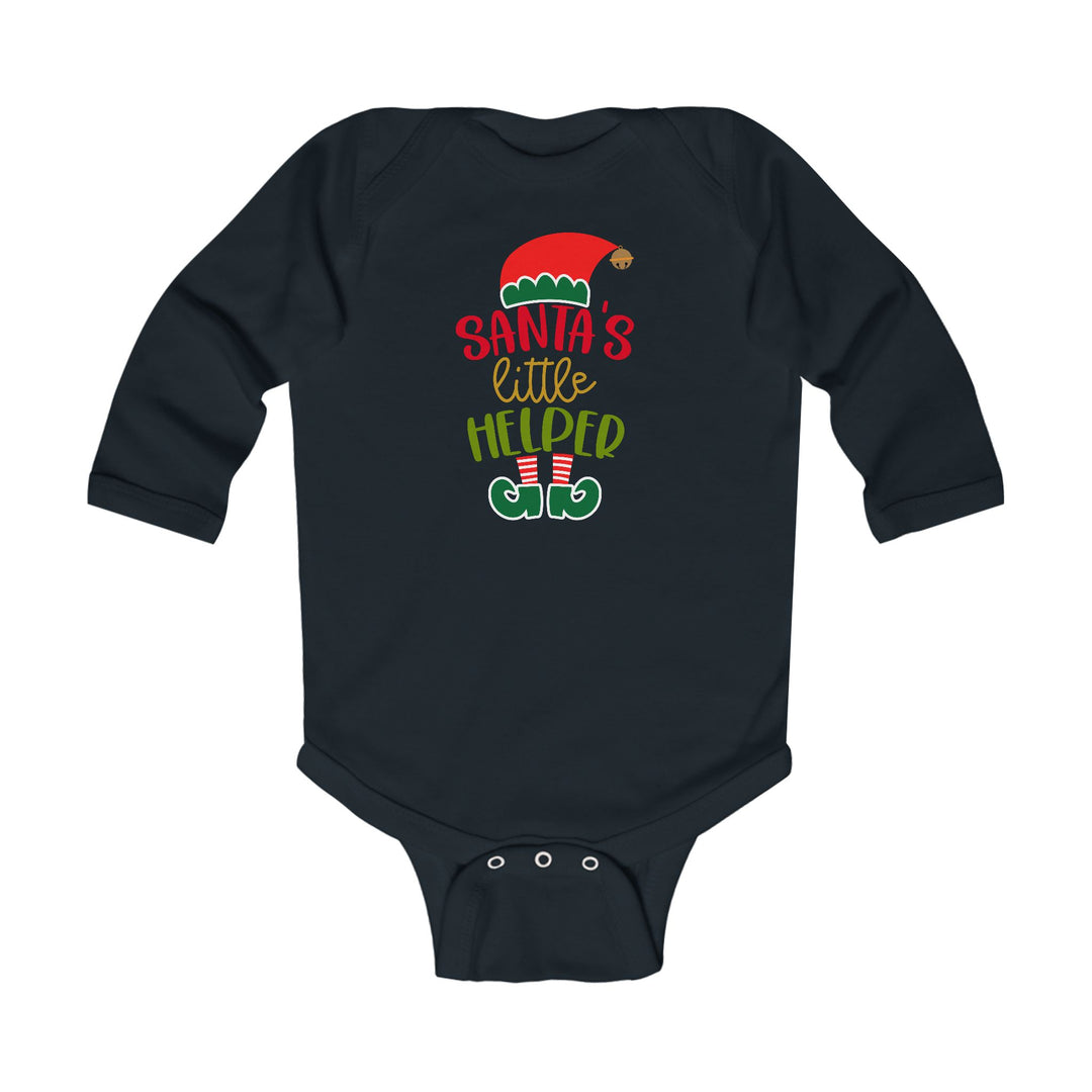Santa's Little Helper - Infant Long Sleeve Bodysuit