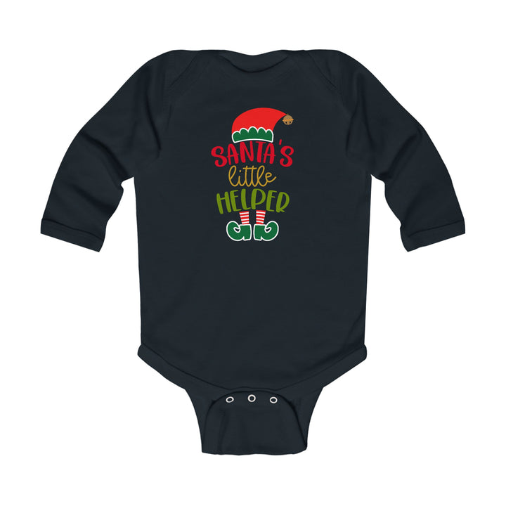 Santa's Little Helper - Infant Long Sleeve Bodysuit