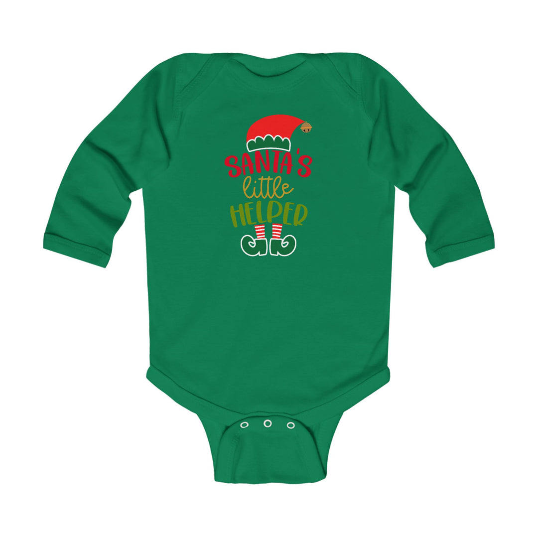 Santa's Little Helper - Infant Long Sleeve Bodysuit