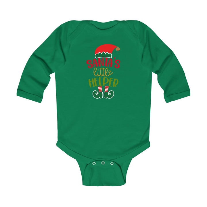 Santa's Little Helper - Infant Long Sleeve Bodysuit