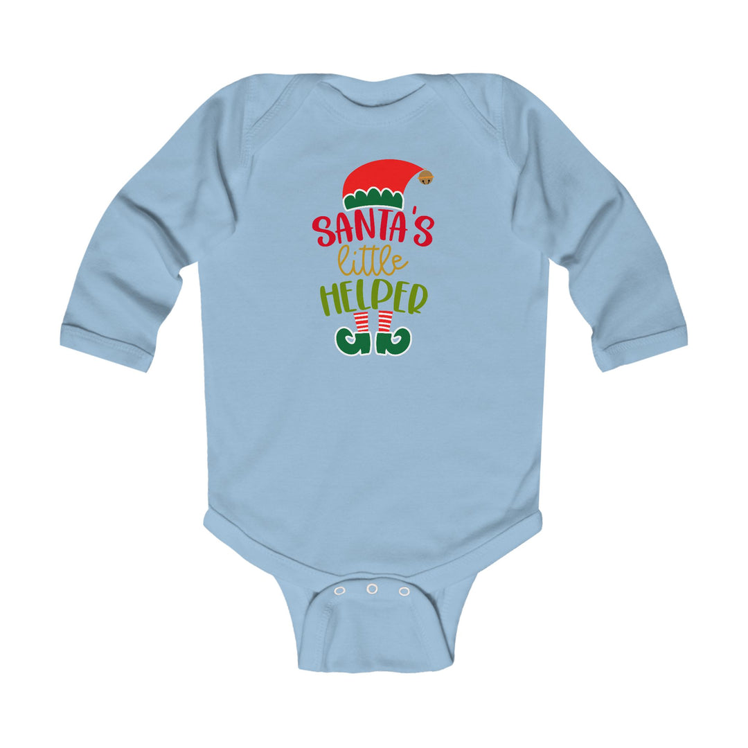 Santa's Little Helper - Infant Long Sleeve Bodysuit