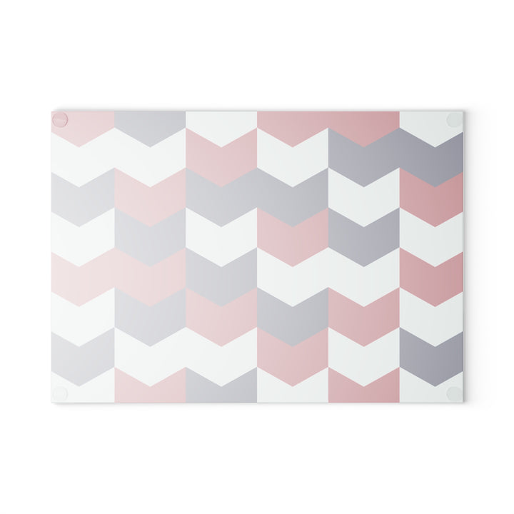 Patriotic Abstract - Glass Cutting Board