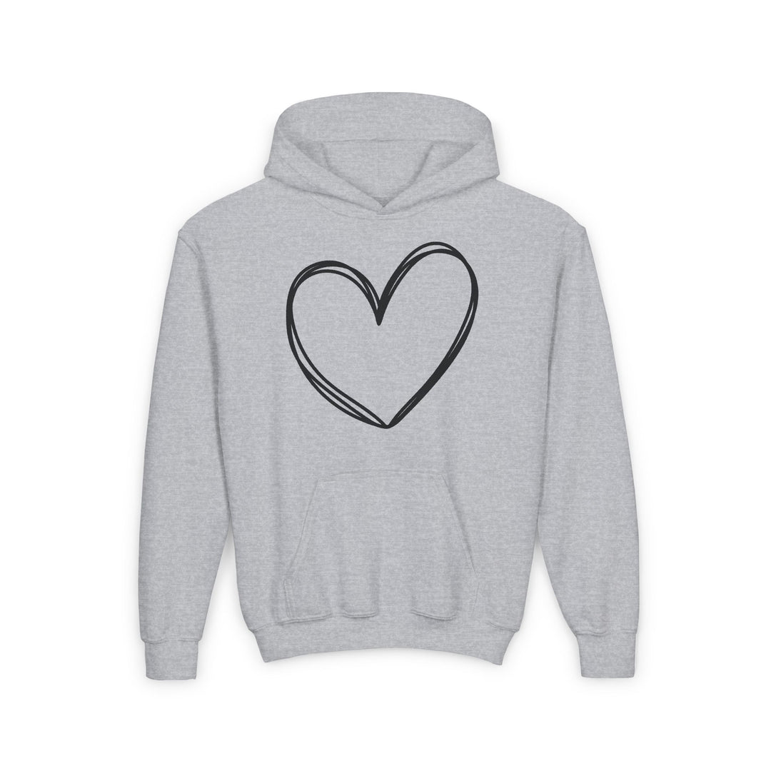 Heart - Youth Heavy Blend Hooded Sweatshirt