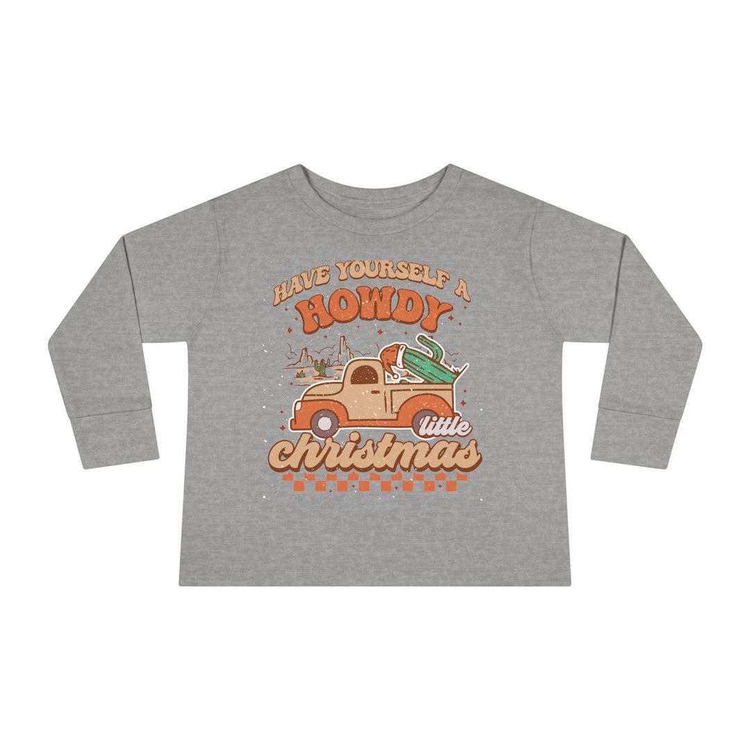 Howdy Christmas - Toddler Long Sleeve Tee