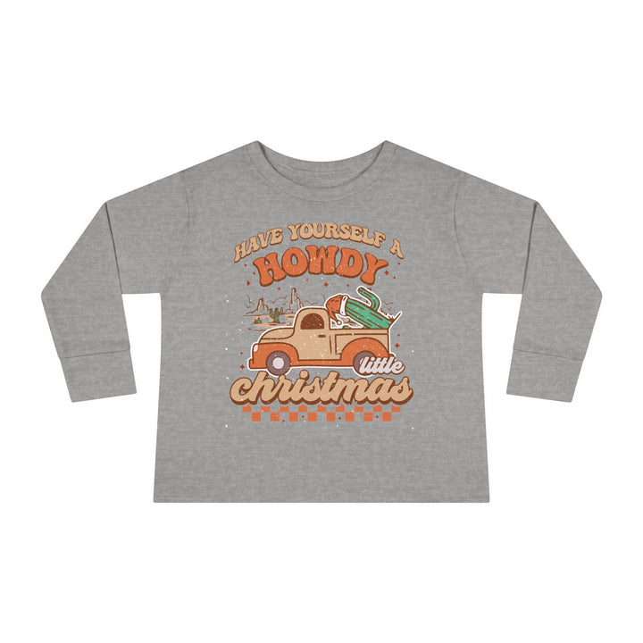 Howdy Christmas - Toddler Long Sleeve Tee