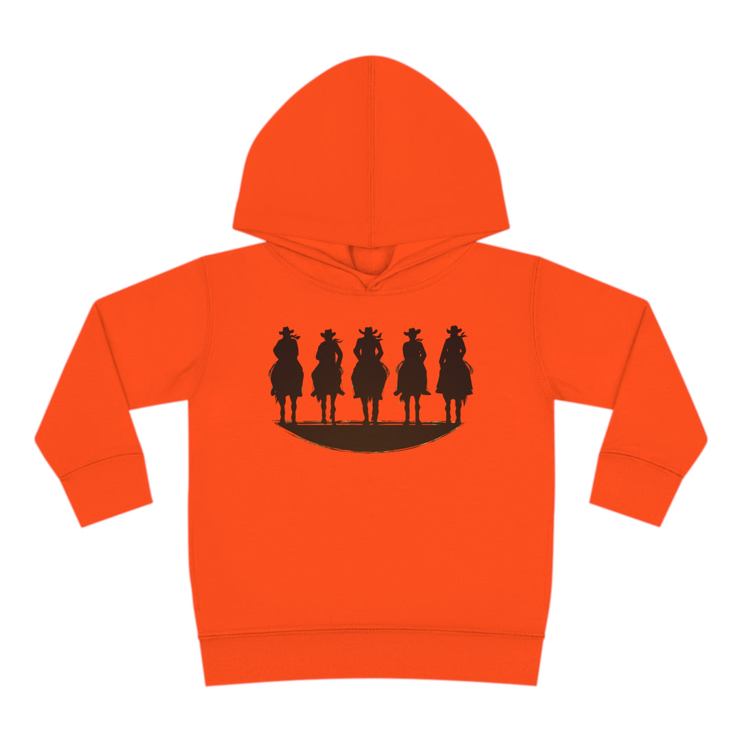 Cowboy Silhouette - Toddler Pullover Fleece Hoodie