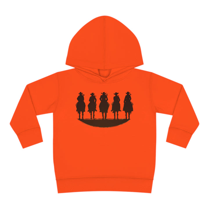 Cowboy Silhouette - Toddler Pullover Fleece Hoodie