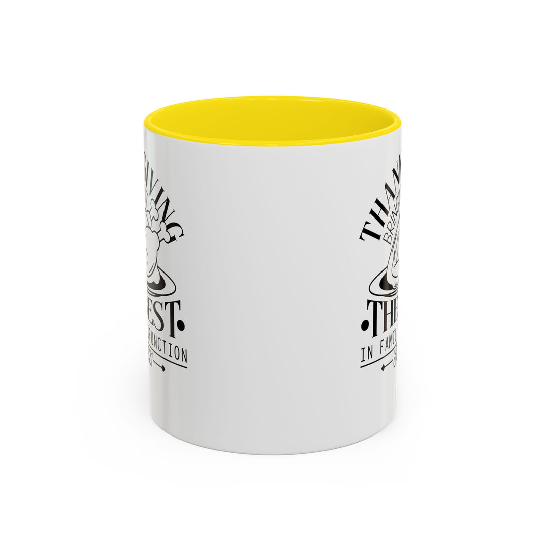 Family Dysfunction - Accent Coffee Mug (11, 15oz)