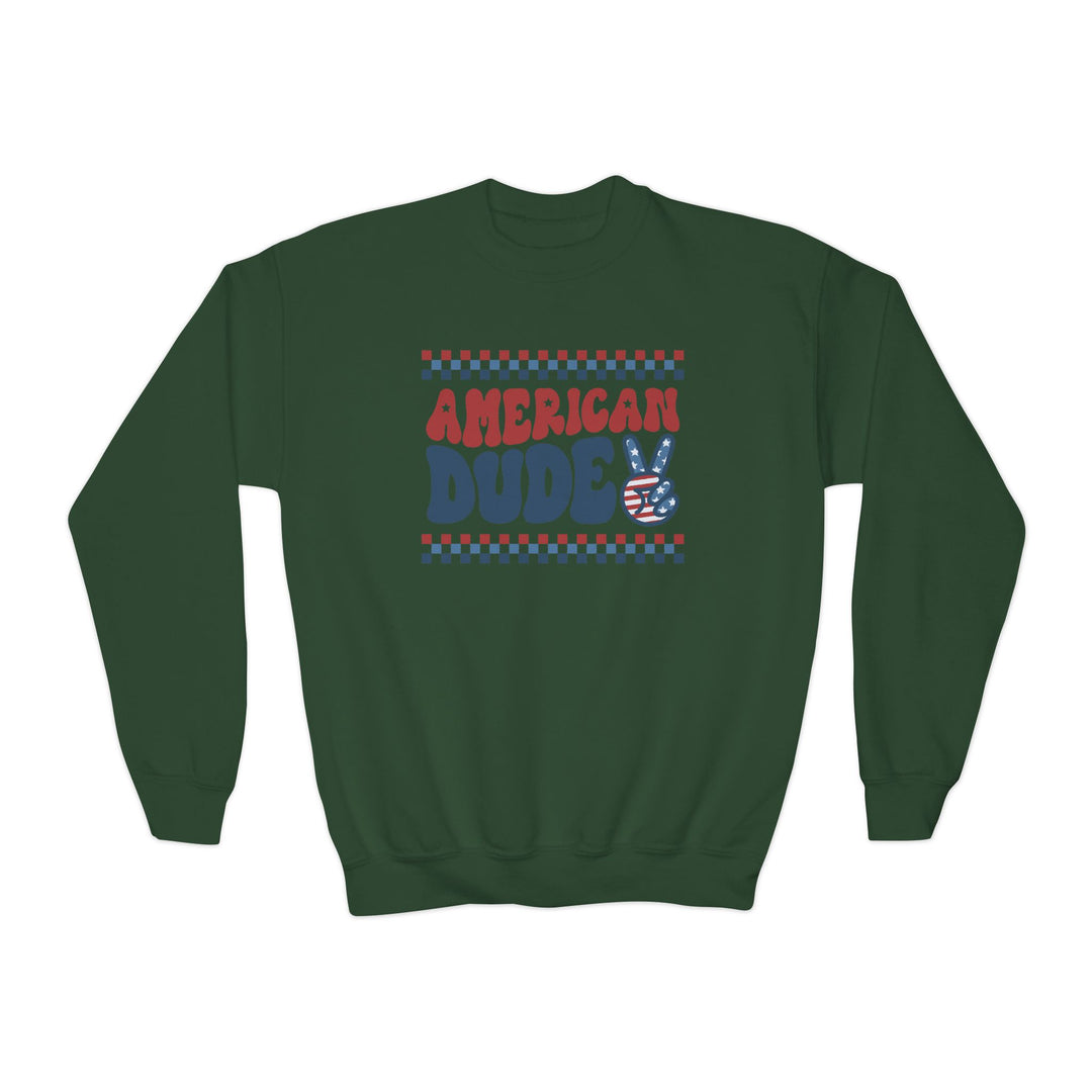 American Dude - Youth Crewneck Sweatshirt