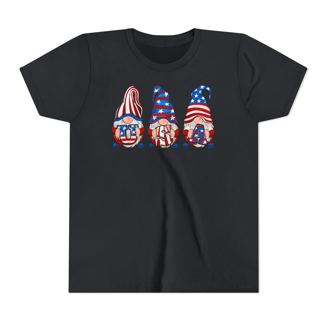 4th Of July Gnomes - Youth Short Sleeve Tee