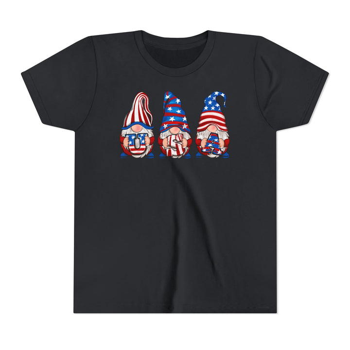 4th Of July Gnomes - Youth Short Sleeve Tee