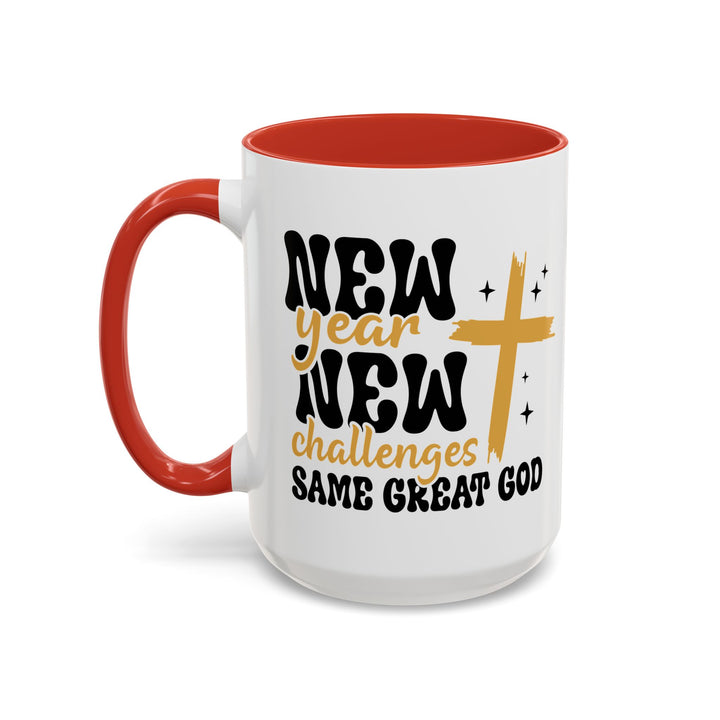 New Year Same Great God - Accent Coffee Mug (11, 15oz)