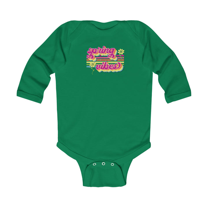 Spring Vibes Retro - Infant Long Sleeve Bodysuit