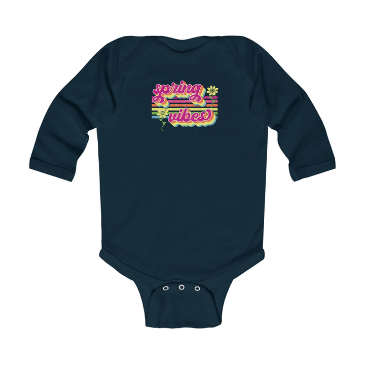Spring Vibes Retro - Infant Long Sleeve Bodysuit