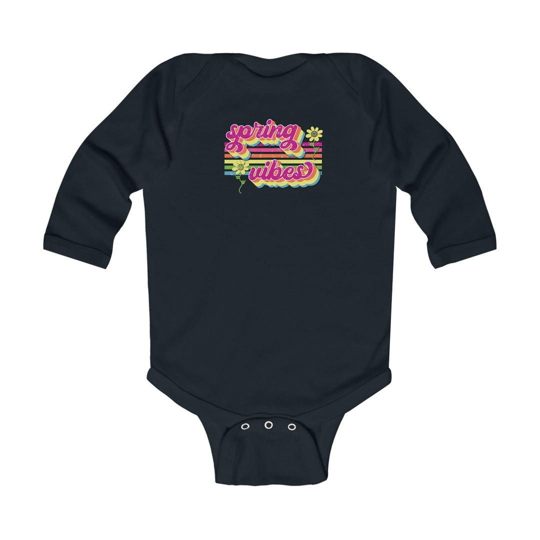 Spring Vibes Retro - Infant Long Sleeve Bodysuit