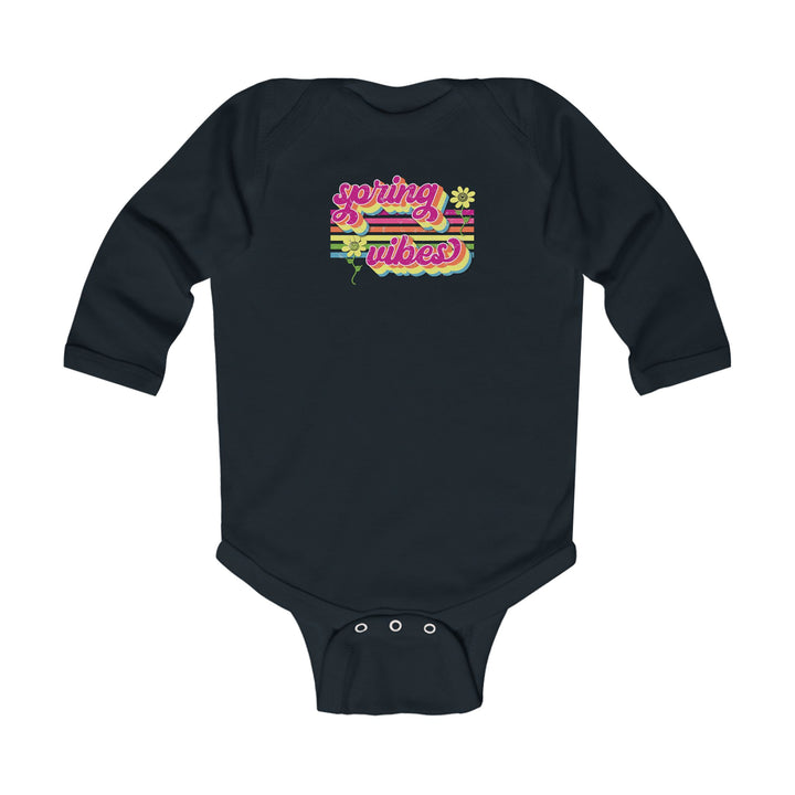 Spring Vibes Retro - Infant Long Sleeve Bodysuit