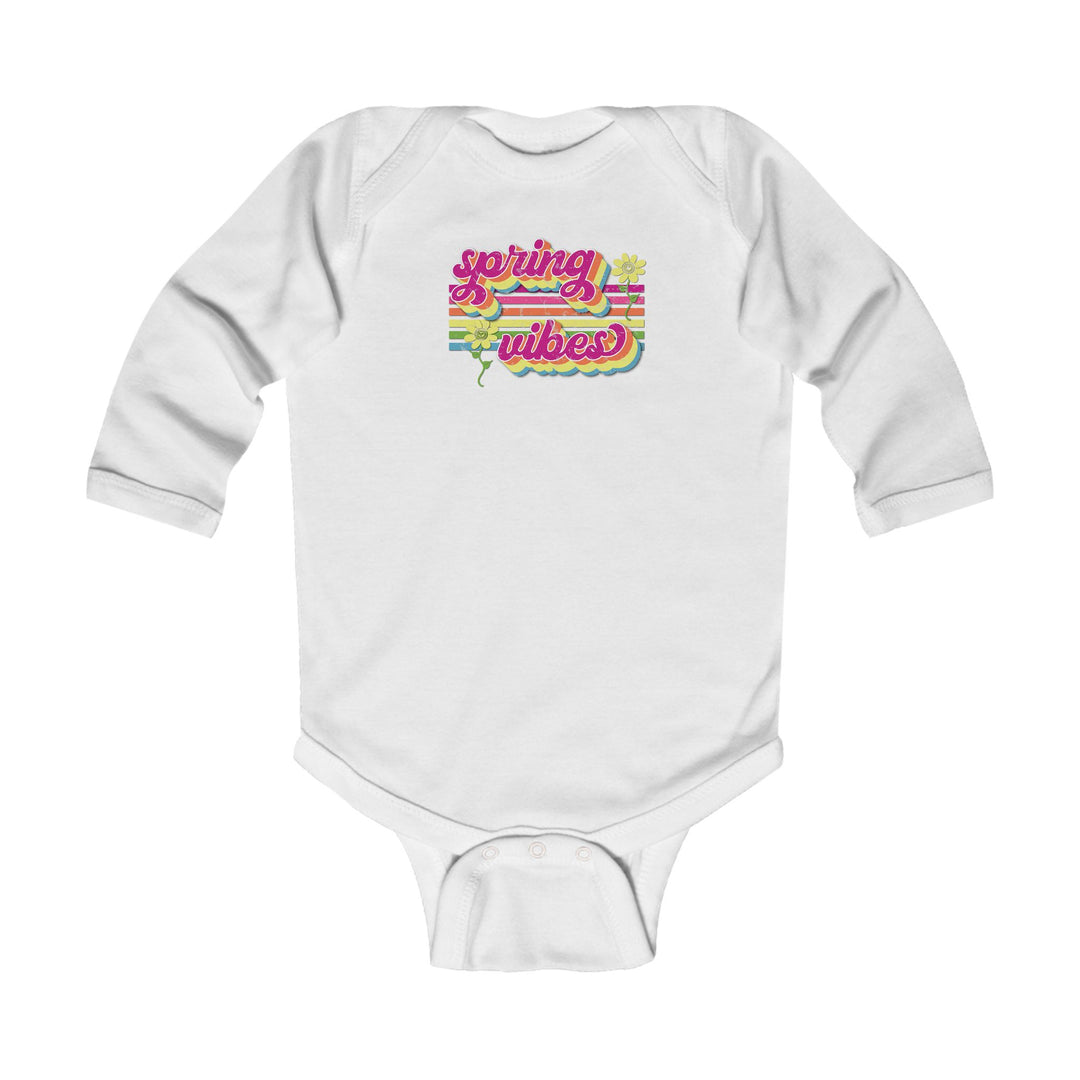 Spring Vibes Retro - Infant Long Sleeve Bodysuit