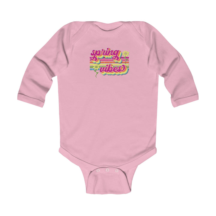 Spring Vibes Retro - Infant Long Sleeve Bodysuit