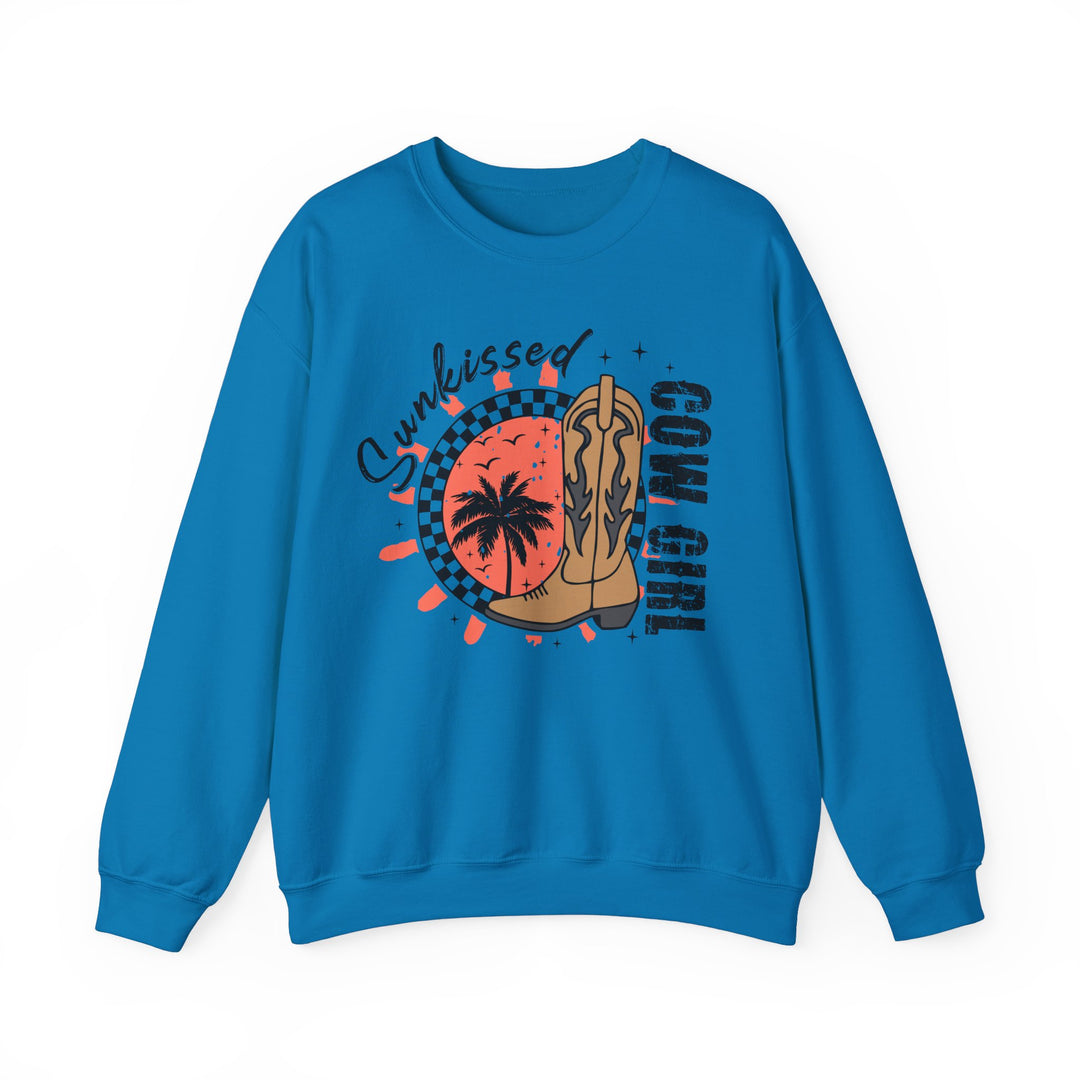 Sunkissed Cowgirl - Unisex Heavy Blend™ Crewneck Sweatshirt