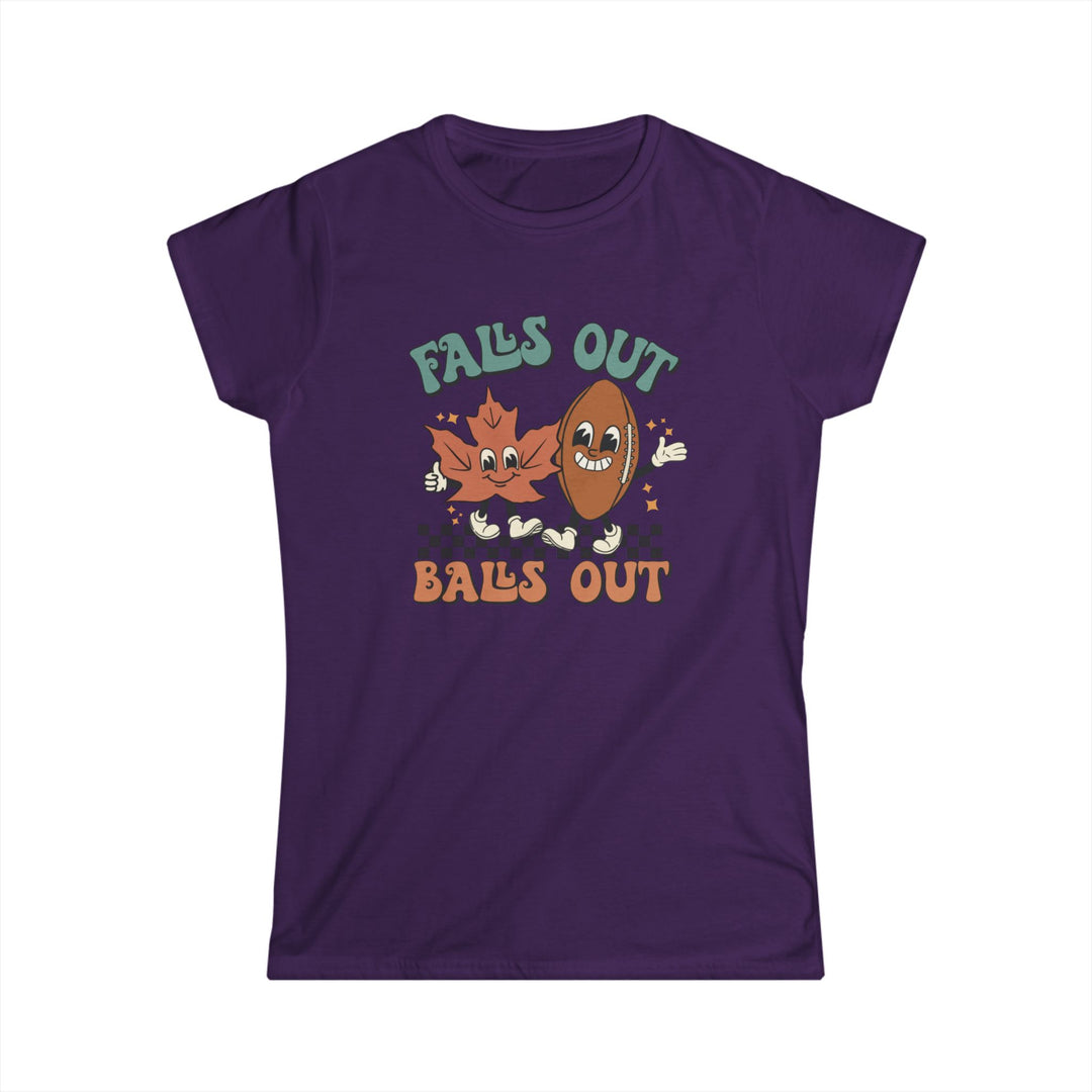 Falls Out Balls Out - Women's Softstyle Tee