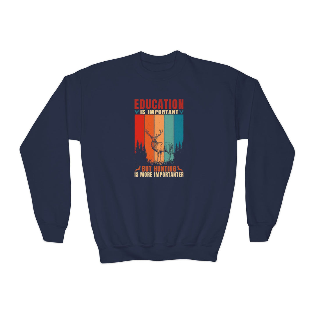 Hunting Education - Youth Crewneck Sweatshirt