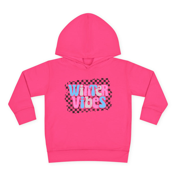 Winter Vibes - Toddler Pullover Fleece Hoodie