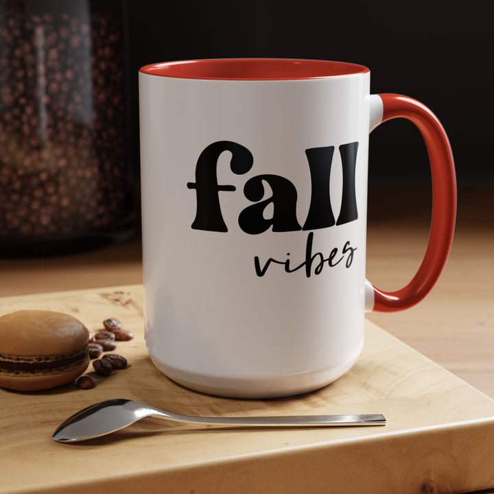 Fall Vibes - Accent Coffee Mug (11, 15oz)