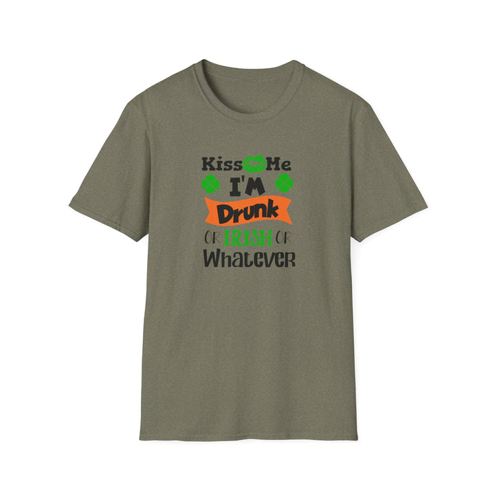 Kiss Me I'm Drunk - Unisex Softstyle T-Shirt