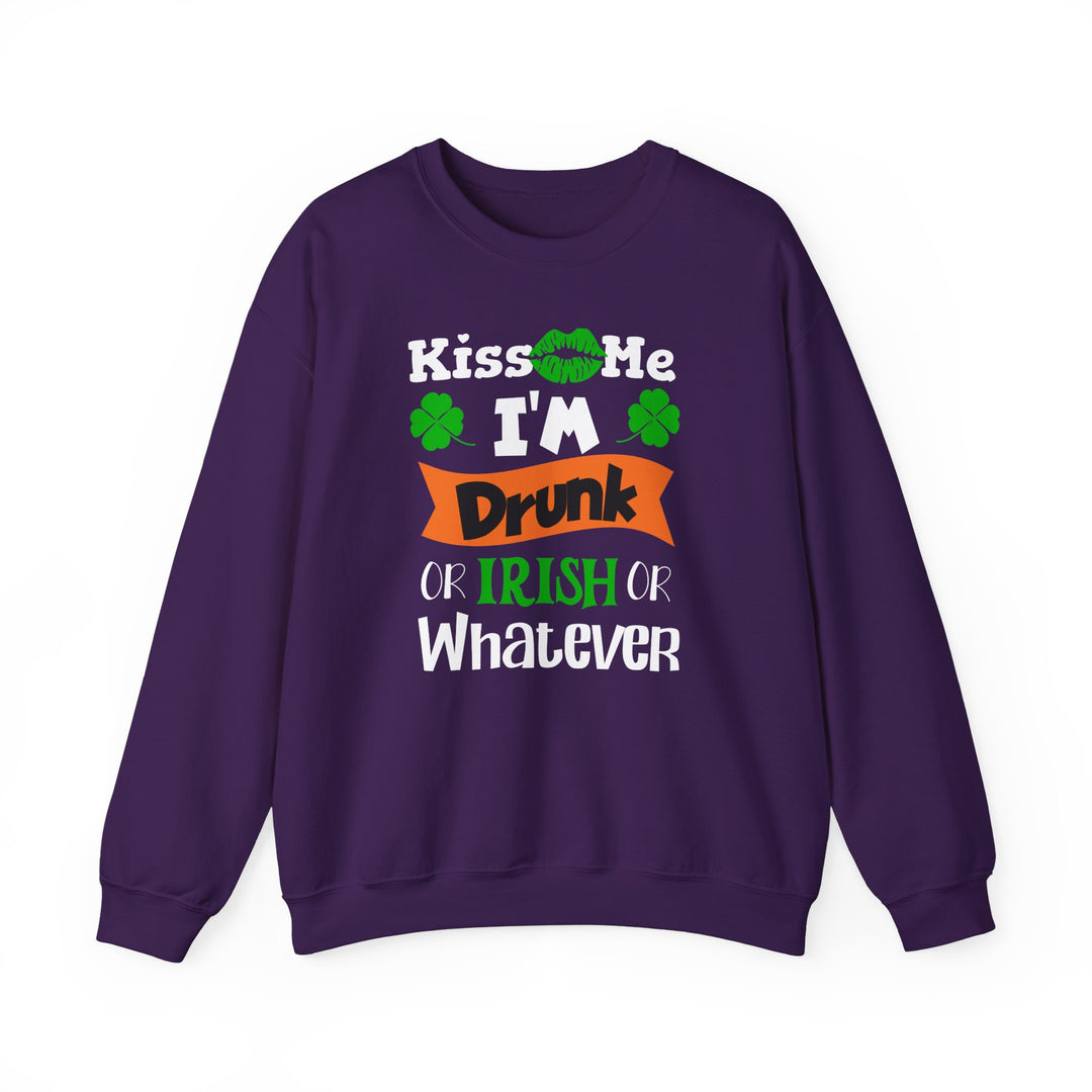 Kiss Me I'm Drunk - Unisex Heavy Blend™ Crewneck Sweatshirt